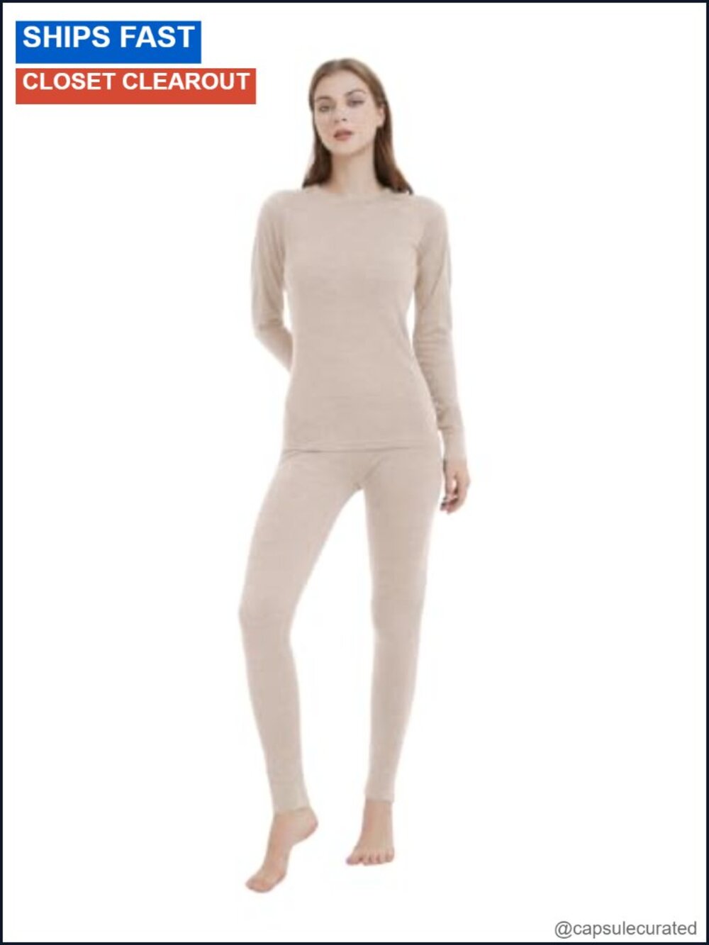 Merino Wool Base Layer Set Active Thermals Lightweight Midweight